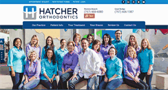 Desktop Screenshot of hatcherorthodontics.com