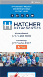 Mobile Screenshot of hatcherorthodontics.com